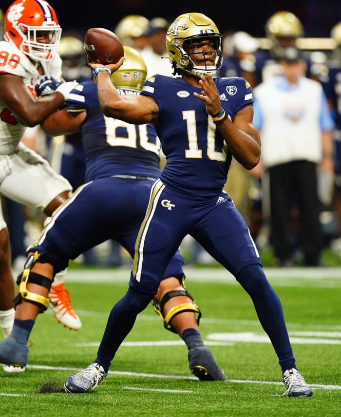 Georgia Tech quarterback Jeff Sims